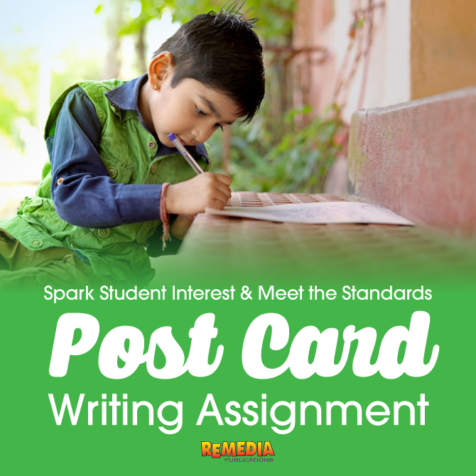 End Of Year Post Card Writing Assessment Remedia Publication