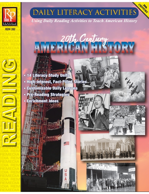 Daily Literacy Activities: 20th Century American History Reading