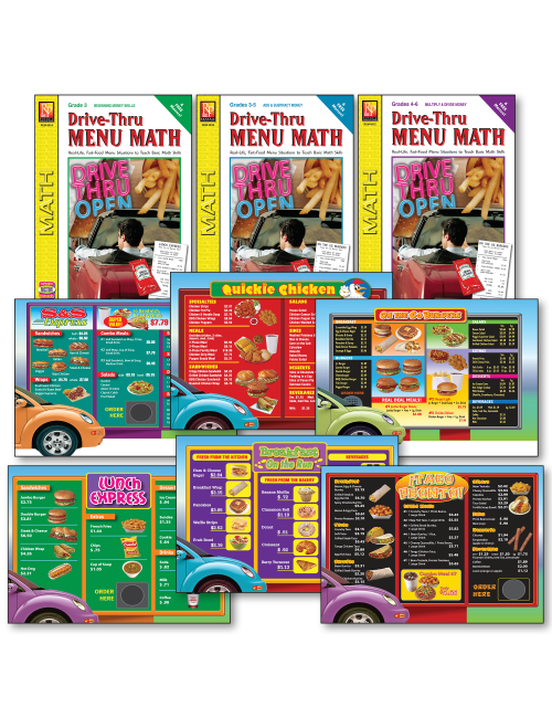 Drive-Thru Menu Math: Classroom Pack