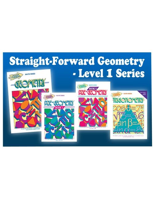  Straight Forward Geometry: 4-Book Set