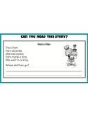 Beginning Phonics Reading - Short Vowels SET - GOOGLE CLASSROOM ACTIVITY SLIDES