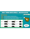 Easy Timed Multiplication Drills: Google Classroom Slides