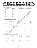 Advanced Fractions: Straight Forward Math Series (Advanced Edition)