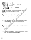 Word Problems Addition & Subtraction: Straight Forward Math Series (Book 1)