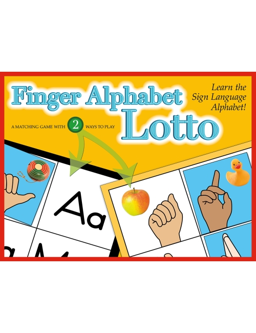 Finger Alphabet Lotto Boxed Game