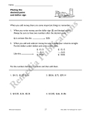 Menu Math: The Hamburger Hut (+, -)