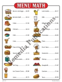 Real Life Math Series: Menu Math Level 1 (Classroom Pack)