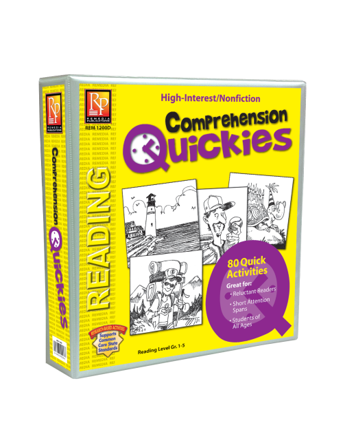 Comprehension Quickies (Binder & Resource Downloads)