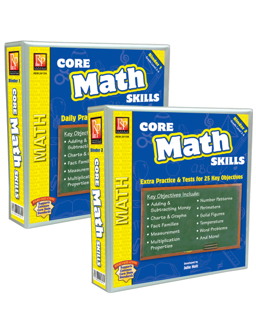 Core Math Skills Program (2 Binders & Resource Downloads)