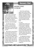 21st Century JANUARY DAILY COMPREHENSION - High Interest Reading Activities