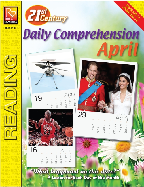 21st Century APRIL DAILY COMPREHENSION: High Interest Reading Activities