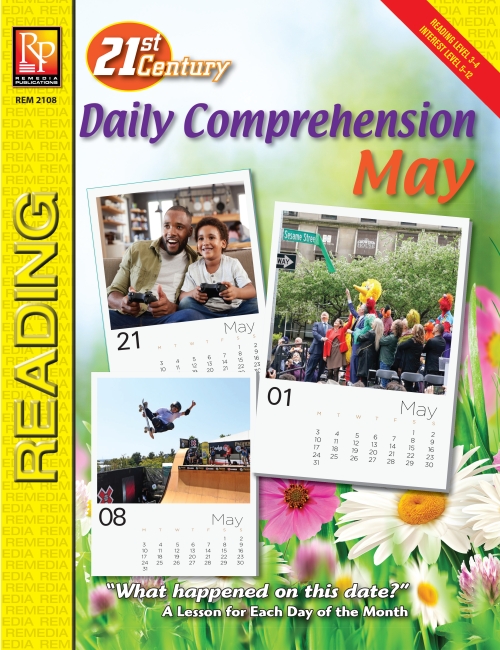 21st Century MAY DAILY COMPREHENSION: High Interest Reading Activities