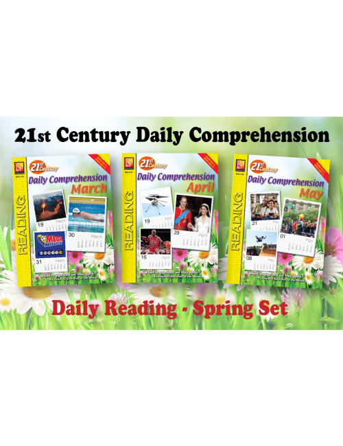 21st Century SPRING DAILY COMPREHENSION: (March - May) Reading Activities