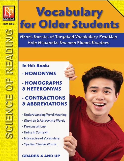 Science of Reading: More Vocabulary for Older Students - Homonyms, Heteronyms, Contractions, Abbreviations