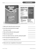 LABELS & PACKAGING: Practical Practice Reading & Life Skills - Activities