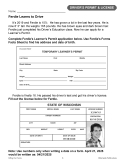 FILLING OUT FORMS: Practical Practice Reading & Life Skills Activities