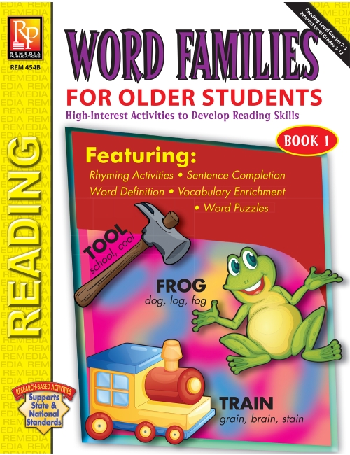 Word Families for Older Students (Book 1)