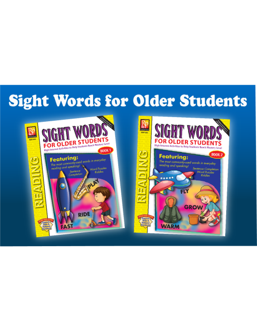 Sight Words for Older Students (2-Book Set)