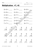 Easy Timed Math Drills: Multiplication