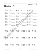 Easy Timed Math Drills: Division