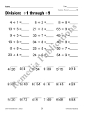 Easy Timed Math Drills: Division