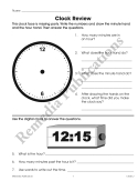 Time Concepts Series: Clocks (Grades 3-5)