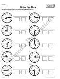 Time Concepts Series: Clocks (Grades 3-5)