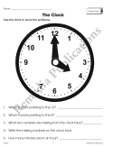 Time Concepts Series: Clocks (Grades 1-3)