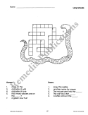 Phonics Crossword Puzzles