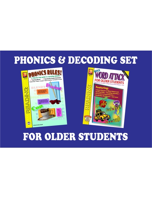 Phonics and Decoding For Older Students Bundle (2-Book Set)