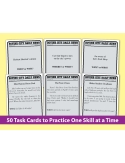 5 W's Task Cards (Reading Level 1-2)