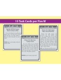 5 W's Task Cards (Reading Level 3-5)