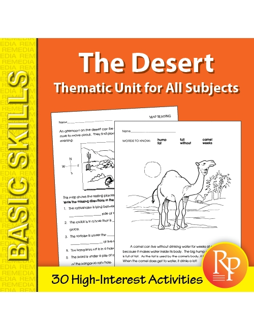 Desert: Thematic Skill-Builder Unit for All Subjects (eBook)