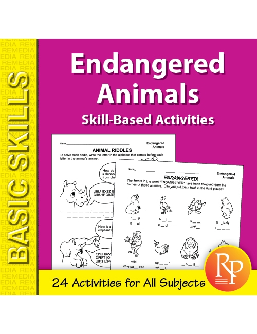 Endangered Animals: Skill-Based Activities for Grades 3-4 (eBook)