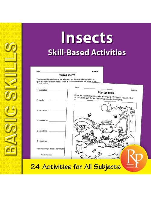 Insects: Skill-Based Activities for Grades 3-4 (eBook)