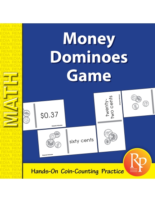 Money Dominoes Game: Coins & Currency Practice