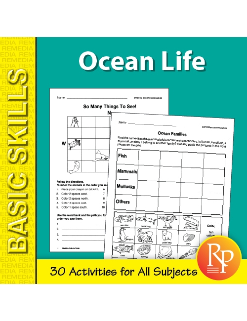 Ocean Life 1: Thematic Unit for All Subjects (eBook)