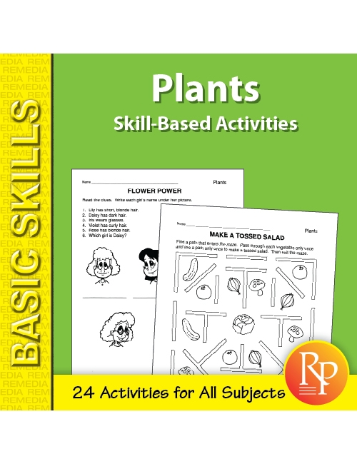 Plants: Skill-Based Activities for Grades 3-4 (eBook)