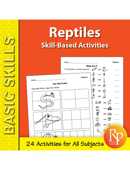 Reptiles: Skill-Based Activities for Grades 3-4 (eBook)