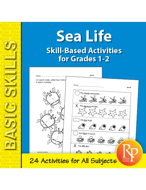 Sea Life: Thematic Skill-Based Activities for Grades 1-2 (eBook)