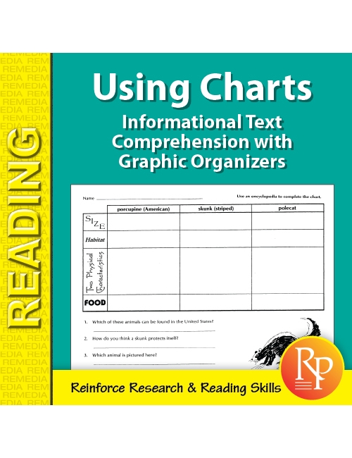 Informational Text Comprehension with Graphic Organizers: Using Charts 1 (eBook)