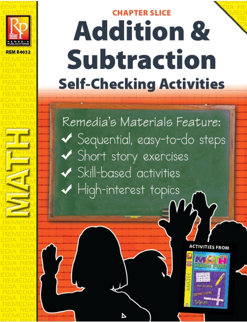 Self-Checking Activities for Addition & Subtraction (Chapter Slice)