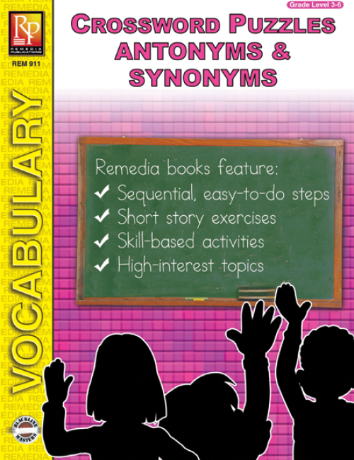 Antonyms & Synonyms: Crossword Puzzles (eBook)