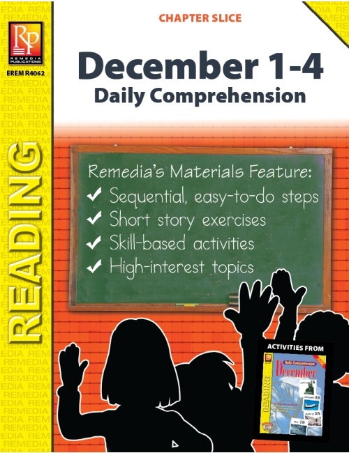 December 1-4: Daily Comprehension (Chapter Slice)