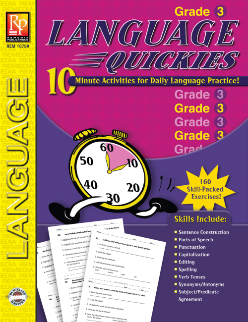 Language Quickies - Grade 3 (eBook)