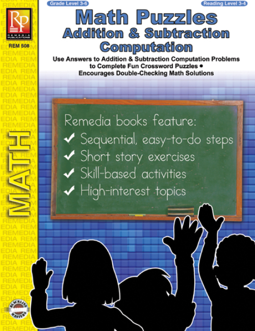 Math Puzzles: Addition & Subtraction Computation (eBook)