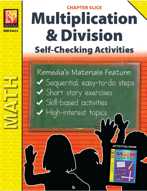 Self-Checking Activities for Multiplication & Division (Chapter Slice)