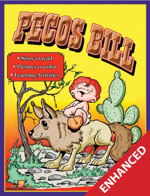 Pecos Bill: Read & Color (eBook)