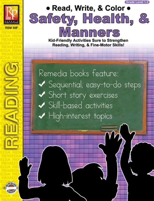 Read, Write, & Color: Safety, Health, & Manners (eBook)