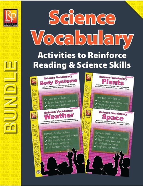 Science Vocabulary (Bundle) - Plants - Weather - Space - Human Body | Activities